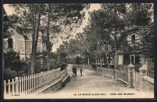 AK La Baule, Allée des Bouleaux