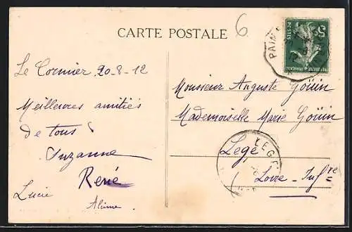 AK Le Cormier, Le Port et la Plage à marée basse