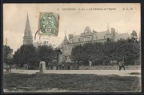 AK Couëron, Le Château et l`Église