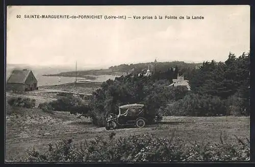 AK Sainte-Marguerite-de-Pornichet, Vue prise à la Pointe de la Lande