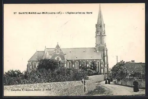 AK Sainte-Maire-sur-Mer, L`Eglise prise au nord