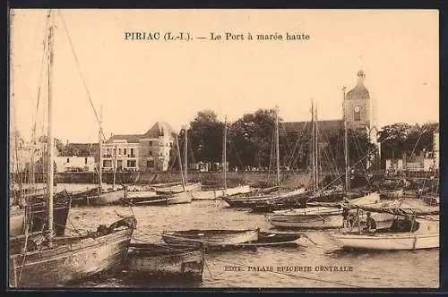 AK Piriac, Le port à marée haute