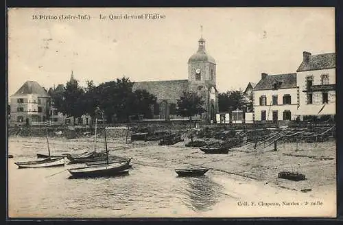 AK Piriac, Le Quai devant d`Eglise