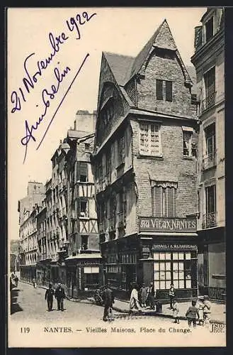 AK Nantes, Vieilles Maisons, Place du Change