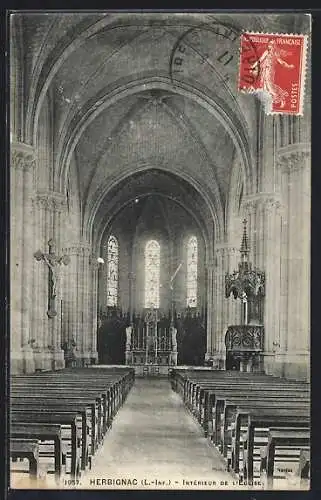 AK Herbignac, Intérieur de l`église