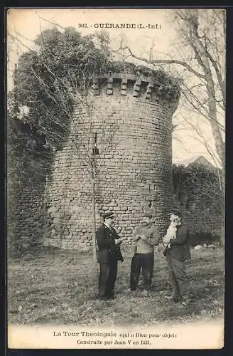 AK Guérande, La Tour Théologale, qui a Dieu pour objet, construite par Jean V en 1431