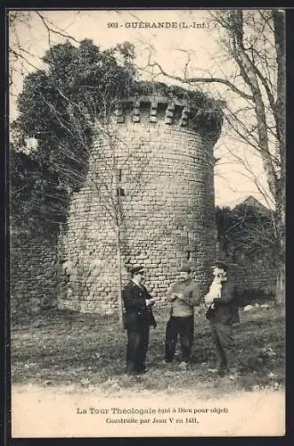 AK Guérande, La Tour Théologale construite par Jean V en 1431