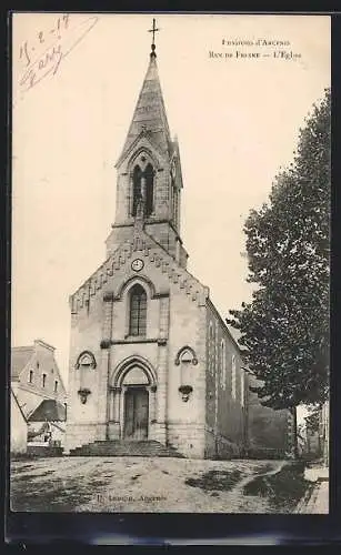 AK Ancenis, Rue de Frésne, L`Église