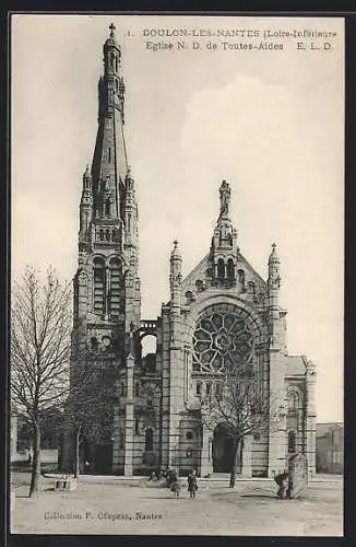 AK Doulon-lès-Nantes, Église N. D. de Toutes-Aides