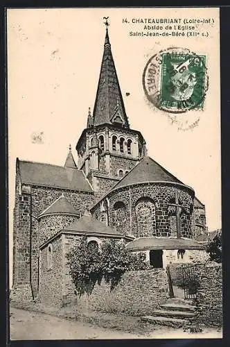 AK Châteaubriant, Abside de l`Église Saint-Jean-de-Béré, XIIe siècle