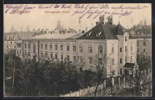 AK München-Bogenhausen, Blick zur Chirurgische Klinik