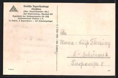 AK Dönschten, Deutsche Jugendherberge
