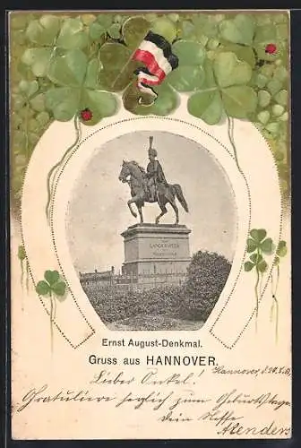 Präge-AK Hannover, Ernst-August-Denkmal