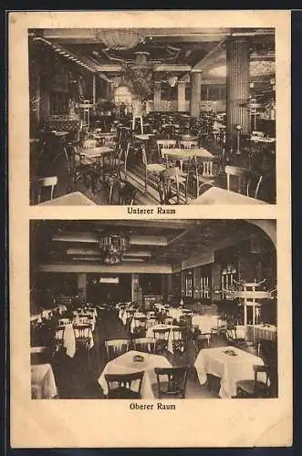 AK Hannover, Café Restaurant Rheinischer Hof, Ecke Ernst-August-Platz und Bahnhofstrasse, Bes. Hermann Neuhaus