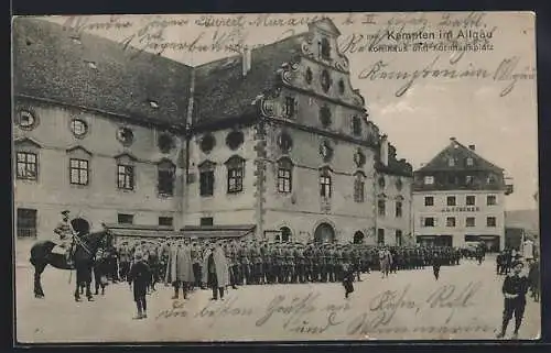 AK Kempten im Allgäu, Kornhaus und Kornhausplatz