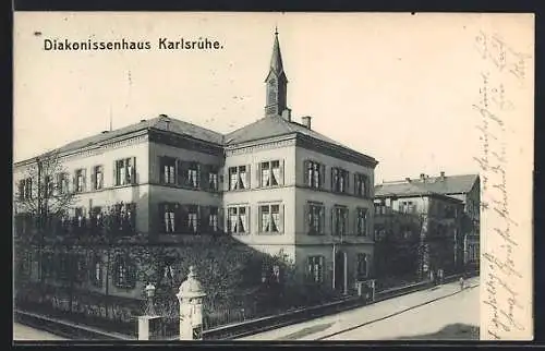 AK Karlsruhe, Blick aufs Diakonissenhaus