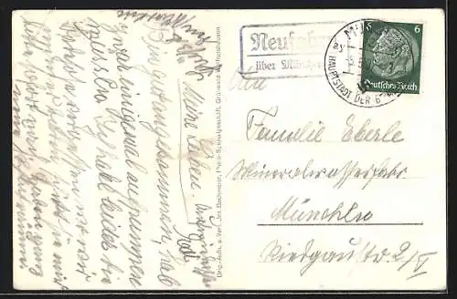 AK Sachsenhausen i. Isartal, Blick auf das Schullandheim