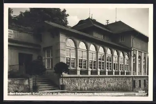 AK Bad-Reichenhall, Erholungsheim der Bayerischen Feuerwehren