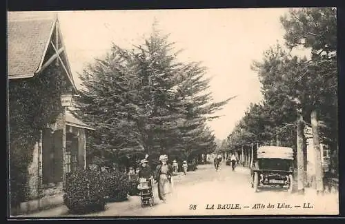 AK La Baule, Allée des Lilas