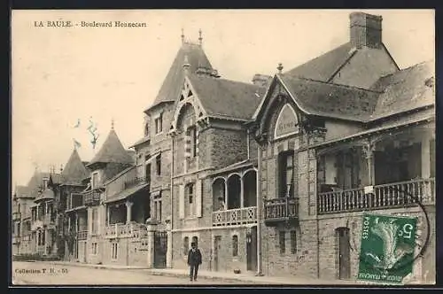 AK La Baule, Boulevard Hennecart et maisons élégantes