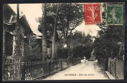 AK La Baule, Allée des Cèdres