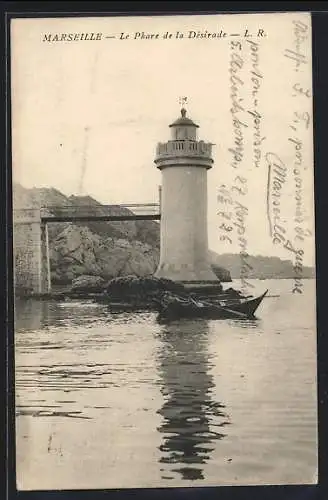 AK Marseille, Phare de la Desirade, Leuchtturm