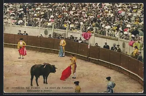 AK Corrida de Toros, La mort du Taureau