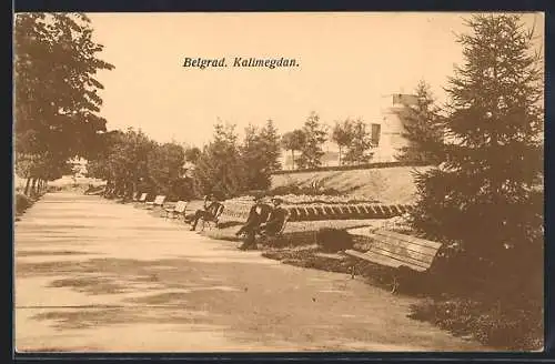 AK Belgrad, Kalimegan, Partie im Park