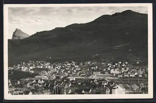 AK Narvik, Gesamtansicht am Bergfuss