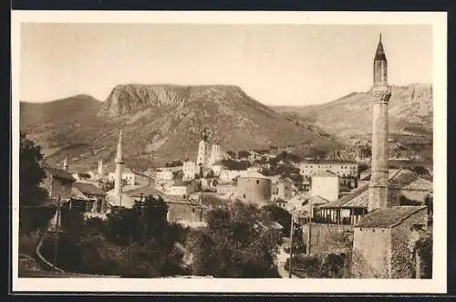 AK Mostar, Teilansicht der Stadt