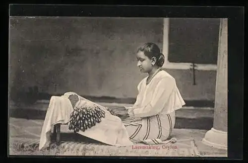 AK Ceylon, A native lacemaker