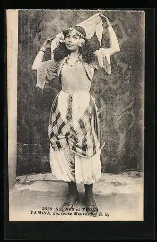 AK Yamina, Danseuse Mauresque, Maurische Tänzerin