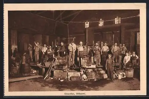 AK Karlsbad, Crystal Glassworks Ltd. Ludwig Moser & Sons, Glassoven