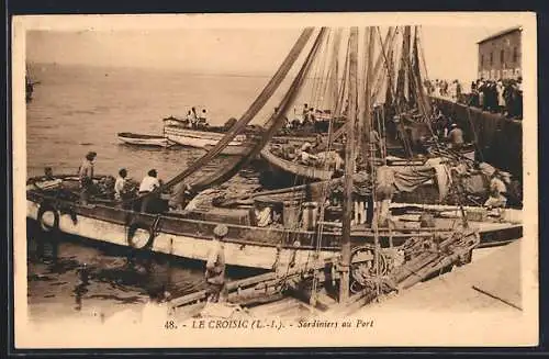 AK Le Croisic, Sardiniers au Port