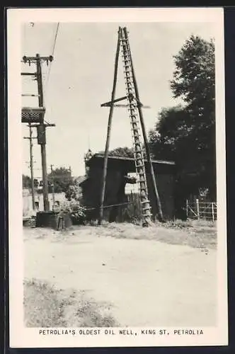 AK King St. Petrolia, Petrolia`s Oldest Oil Well