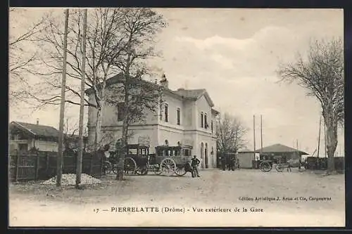 AK Pierrelatte, Vue extérieure de la Gare