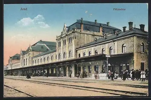 AK Arad, Pályaudvar, Bahnhof