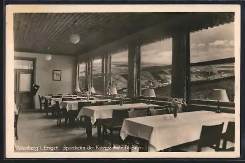 AK Altenberg i. Erzgeb., Sportheim der Kriegsschule Dresden