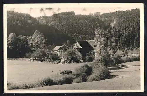 AK Wachendorf / Neckar, Blick auf die Burgmühle