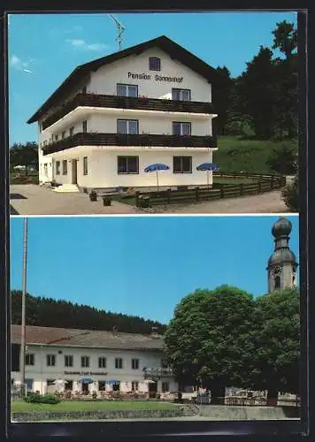 AK Antwort /Chiemgau, Gasthof und Pension Sonnenhof, Aussenansichten