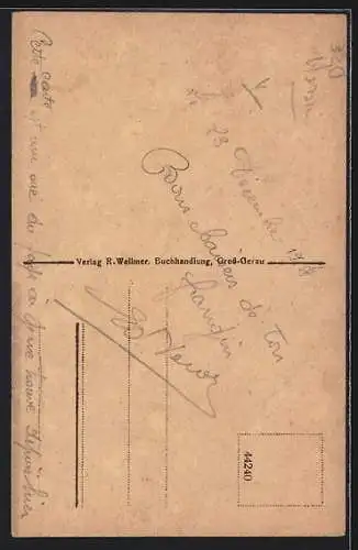 AK Gross-Gerau, Rathaus, erbaut 1579, renoviert 1909