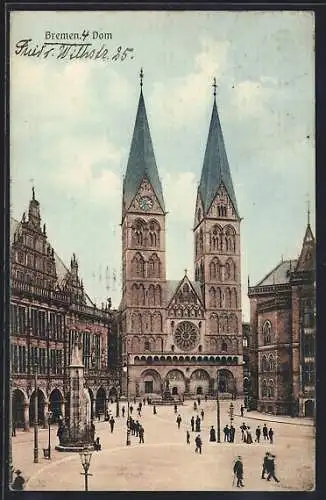 AK Bremen, Blick auf den Dom