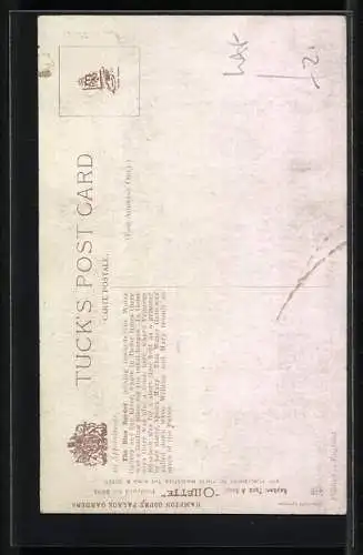 Künstler-AK Raphael Tuck & Sons Nr. 8494: Hampton Court Palace, The Blue Border