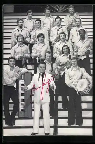 AK Musiker des Orchesters Max Greger