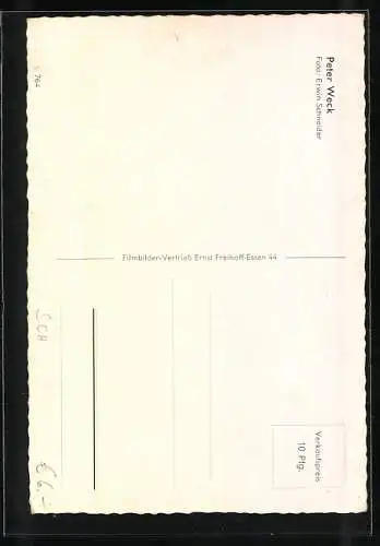 AK Musiker Peter Weck im karierten Anzug