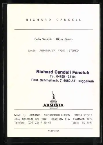 AK Musiker Richard Candell in Lederjacke