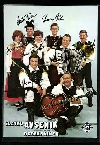 AK Musiker Slavko Avsenik und seine Original Oberkrainer in Tracht