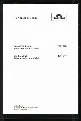 AK Musiker Henner Hoier mit lächelndem Gesicht