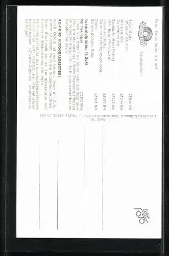 AK Musiker Peter Kraus mit lächelndem Gesicht