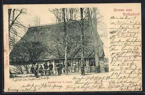 AK Volksdorf, Gasthof von P. Cords